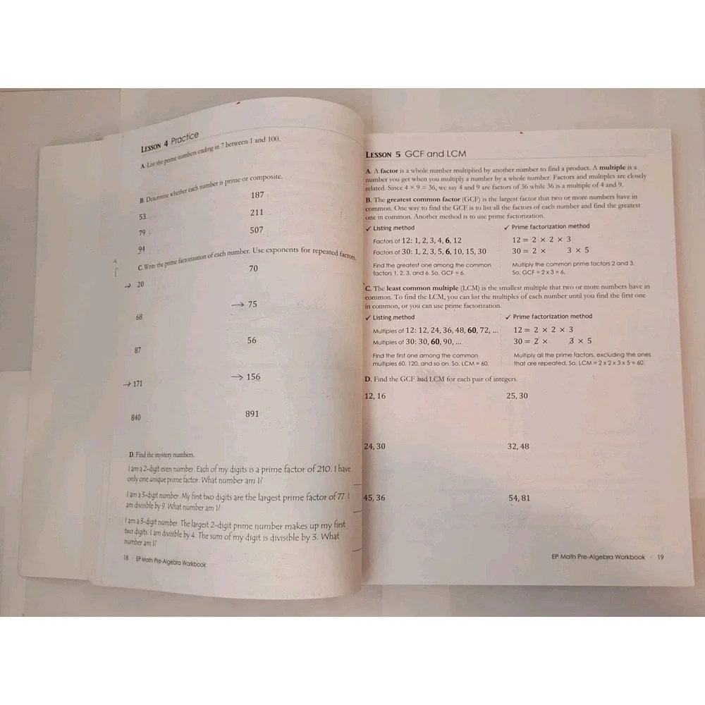 Toys | Ep Math Prealgebra Workbook Part Of The Easy Peasy Allinone ...